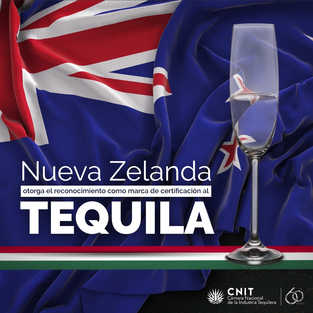 メキシコのテキーラの原産地呼称がニュージーランドでも保護されることがCRTから表明されました