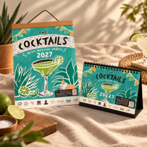 メキシコ雑貨店BuenaBuenaから、オリジナルカレンダー「The COCKTAILS with Mexican Spirits 2027」発売スタート！